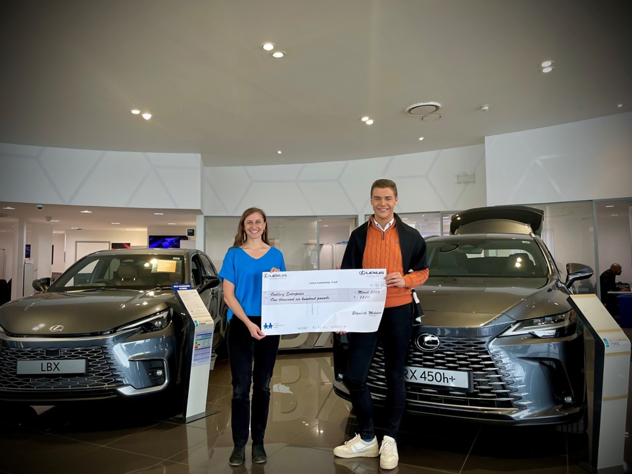 Lexus Ceremonial Cheque